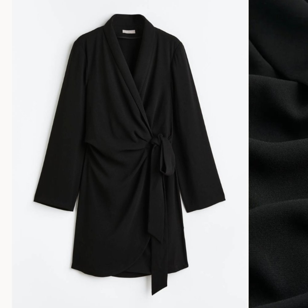 Wrap-front Jacket Dress